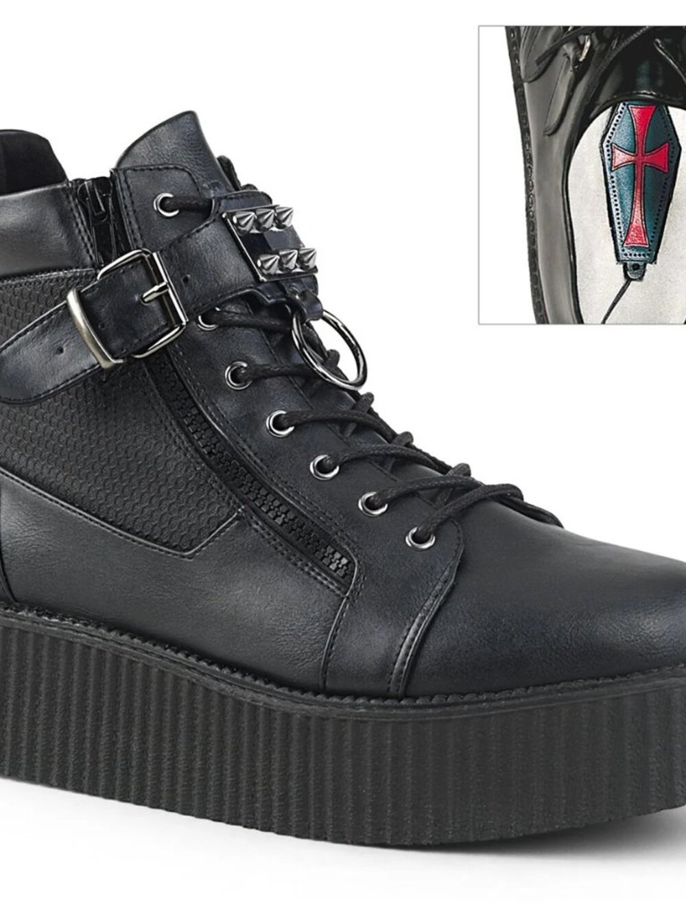 Demonia V-Creeper-566 - Size W7/M5